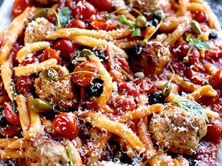 Pasta met gehaktballetjes