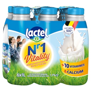 Lactel | Lait | Demi-écrémé | Vitaminé 