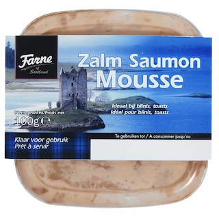 Farne | Zalmmousse | Blinis-Toast 