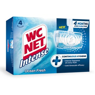 WC Net | Bloc Wc | Intense | Ocean Fresh 4 pc