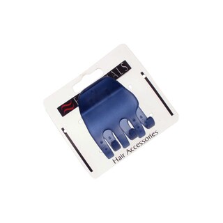 Delhaize | Care | Dubbele haarklem | 4 cm, blauw 