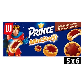 LU | Prince | Koekjes | Mini Stars | Melkchocolade 