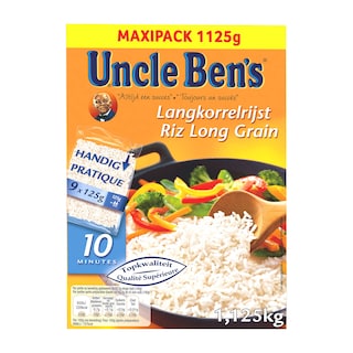 Uncle Ben's | Rijst | Long grain | Zakjes 