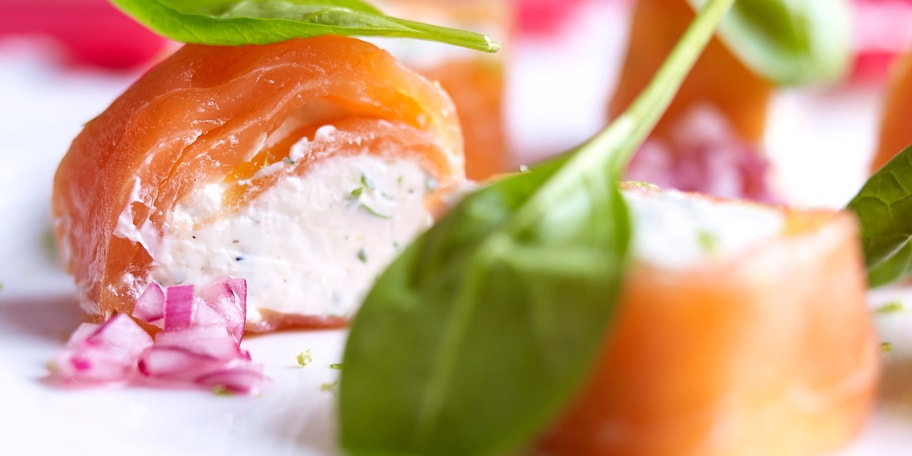 Rouleaux de saumon