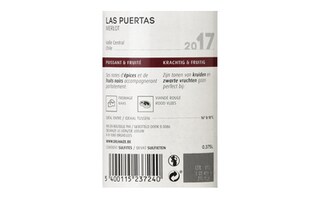 Chili | Colchagua Valley | Las Puertas Merlot 2018 