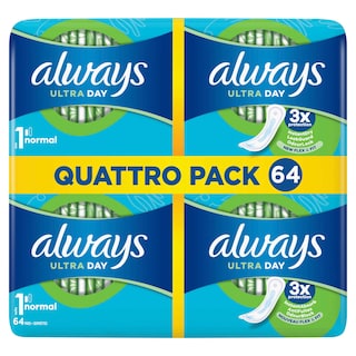 Always | Ultra | Serviettes | Normal | 4-pack 