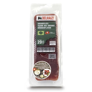 Delhaize | Viande des Grisons | Tranches 