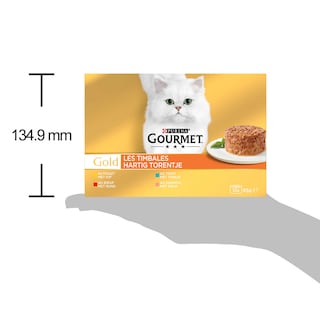 Gourmet | Gold | Kattenvoeding | Pâté | Vlees/Vis 12 x 85 gr
