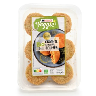 Delhaize | Bio | Vegan Medaillon | Groenten 