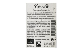 Chili | Central Valley | Bonastro Cabernet Sauvignon | BIO | FAIRTRADE 