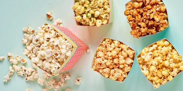 Popcorn met kurkuma