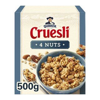 Quaker | Cruesli | Ontbijtgranen | 4 Nuts 