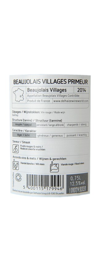 FR BOURGOGNE BEAUJOLAIS VILLAG | Beaujolais | Beaujolais Villages Primeur 2014 