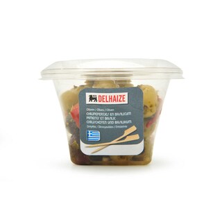 Delhaize | Olijven chilipepertjes & basilicum 
