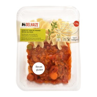 Delhaize | Hamburger | Boeuf | Paprika | Repas du mois 