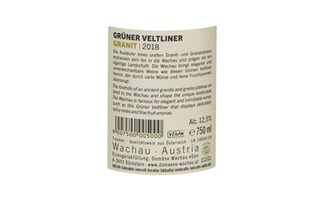 Autriche - Oostenrijk | Austria | Gruner Veltliner Granit 2018 Wachau 