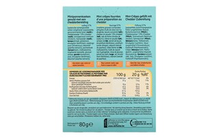 Delhaize | Creppies | Cheddar 80 gr