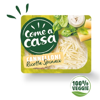 Come A Casa | Cannelloni | Ricotta | Spinazie 