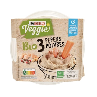 Delhaize | Bio | Spread 3 poivres | Bio 