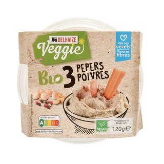 Delhaize | Bio | Spread 3 poivres | Bio 