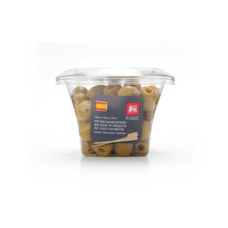 Delhaize | Olijven | Bieslookbloemetjes | Ontpit 