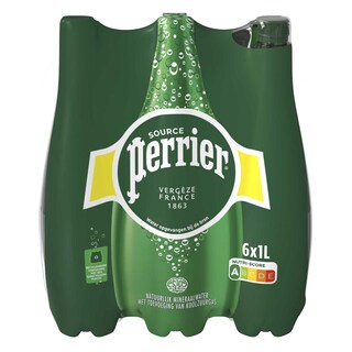 Perrier | Eau minérale | Pétillante | PET 6 x 1 l
