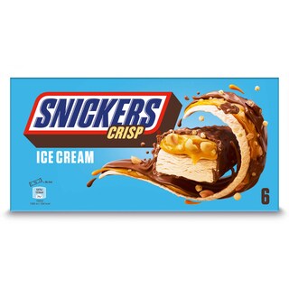 Snickers | Crème glacée | Crisp | 6P 207 gr