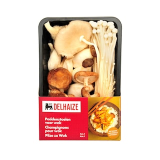 Delhaize | Paddenstoelen | Wok 