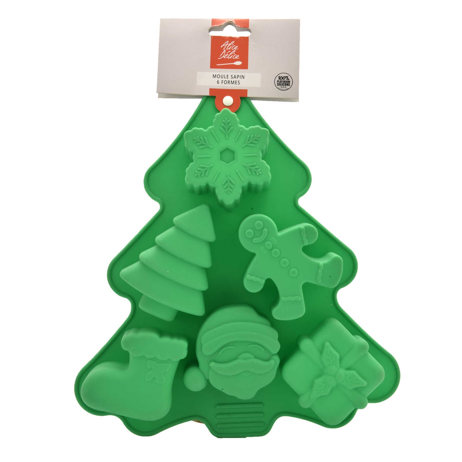Moule silicone Sapin de Noël x6 - Silikomart