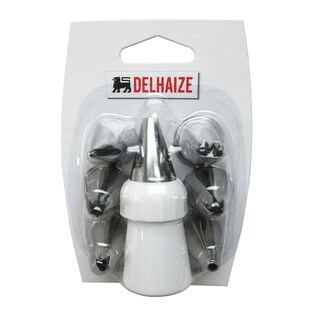 Delhaize | Spuitmond | Metaal | 7 St 