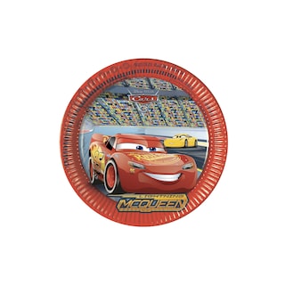 Disney | Decorata party | Assiette | Cars | Carton | 23 cm 