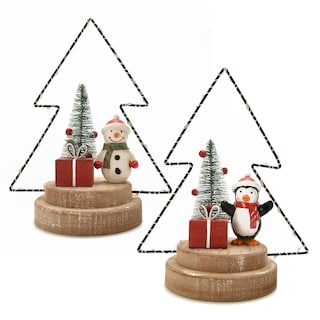 Delhaize | Arbre à fil | led | 2asst 