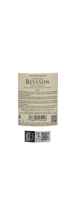 France - Frankrijk | Bordeaux - Haut-Médoc | Château Reysson 15 Rouge 