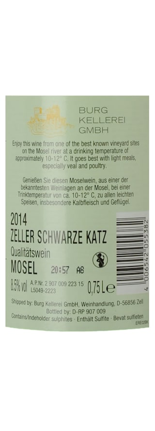 Burg Kellerei | Zeller Schwarze Katz 