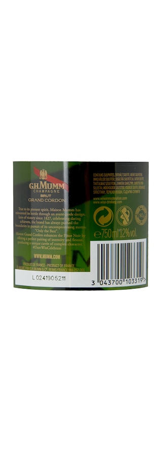 Mumm | Champagne | Grand Cordon | Brut 
