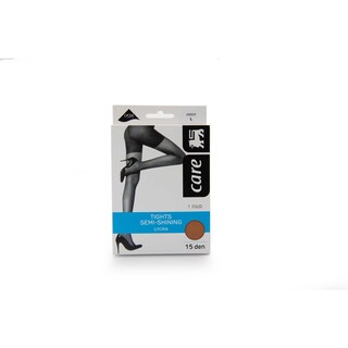 Delhaize | Care | Panty lycra 15D semi brillance ambre L 