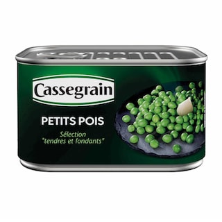 Cassegrain | Petits pois|Mélange printanier|Etuvée|Boîte 