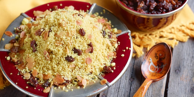 Couscous met amandelen