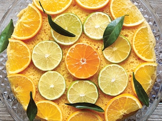 Citrus-polentataart