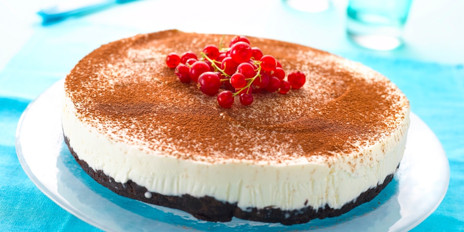 Gâteau glacé aux brownies et au chocolat blanc