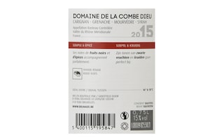 France - Frankrijk | Rhône - Rasteau | Domaine de la Combe Dieu Rood 