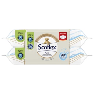 Scottex | Papier Toilet | Humide | Pure | Eco 2 x 38 pc