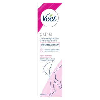 Veet | PURE | Crème Dépilatoire Peaux Normales | 20 cl 