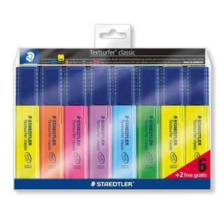 Staedtler | Tekstmarker | 6+2 