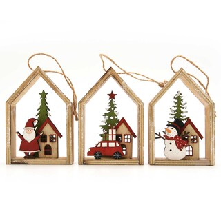 Delhaize | Deco à pendre | bois 