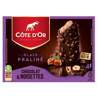 Côte d'Or | Stick | Noisette | Chocolat noir 4 x 9 cl