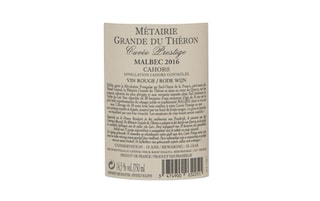 France - Frankrijk | Sud-Ouest - Cahors | Métairie Grande du Theron Prestige 2016 