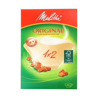 Melitta | 1X2 | Filtres à café | Brun 40 pc