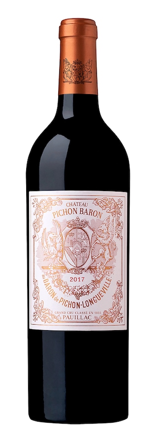 France - Frankrijk | Bordeaux - Pauillac 2GCC | Château Pichon Longueville Baron 2017 | Houten kist 