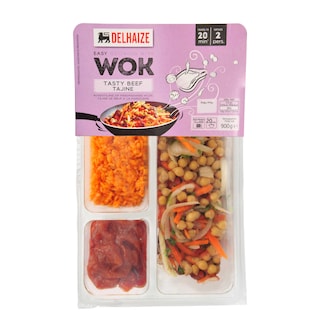 Delhaize | Wok Marokkaanse rund 
